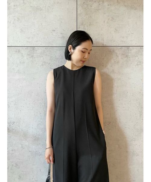 センタープレスクルーネックオールインワン 予めご了承ください