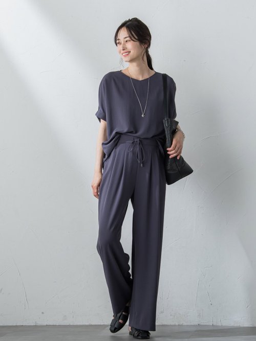 KIRERIイージーワイドパンツ≪洗濯機で洗える≫ 