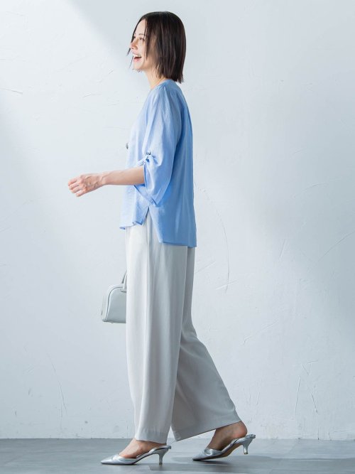 KIRERIイージーワイドパンツ≪洗濯機で洗える≫ 