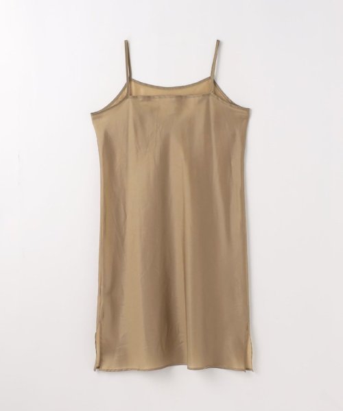 カッセン ウエストタック フレンチスリーブ ワンピース 