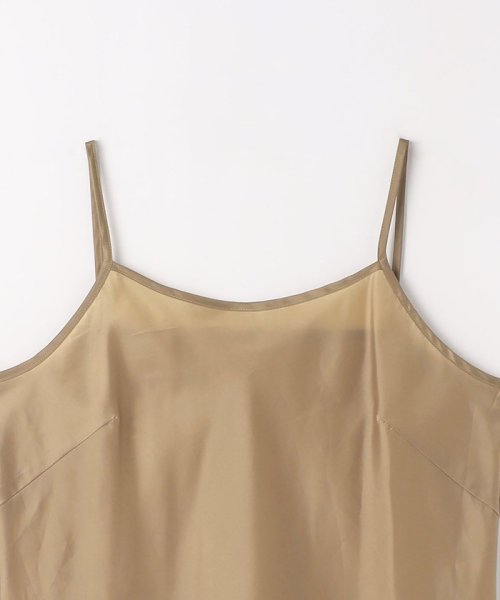 カッセン ウエストタック フレンチスリーブ ワンピース 