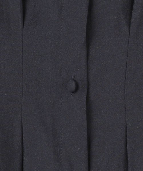 カッセン ウエストタック フレンチスリーブ ワンピース 