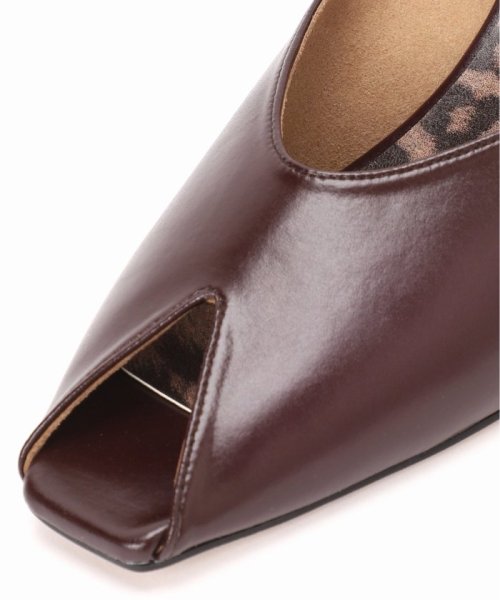 《予約》GRISE6cmピープトゥストラップミュール シューズ サンダル RI1401297200(10725円)