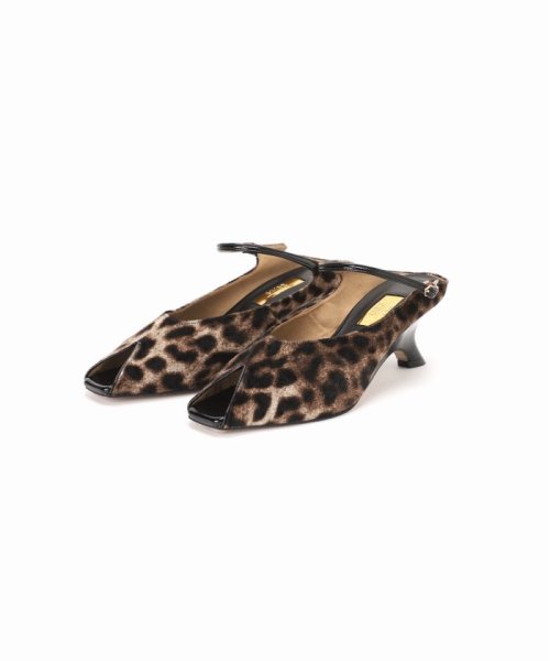 《予約》GRISE6cmピープトゥストラップミュール シューズ サンダル RI1401297200(10725円)