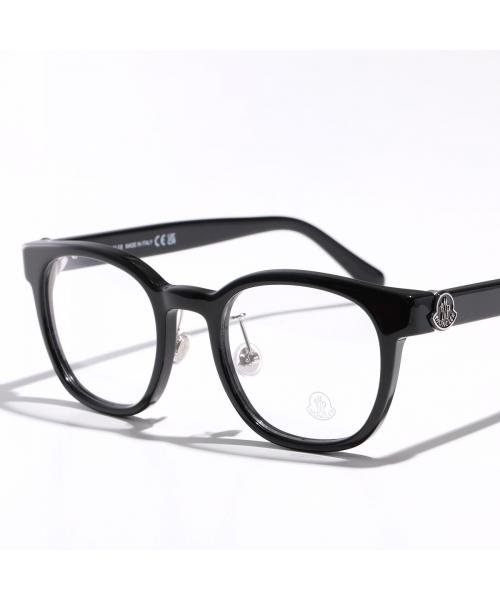 MONCLER メガネ ML5201－D ウェリントン型 黒縁 MONCLER メガネ ウェリントン型