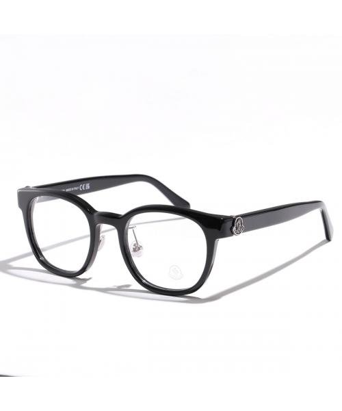MONCLER メガネ ML5201－D ウェリントン型 黒縁 MONCLER メガネ ウェリントン型
