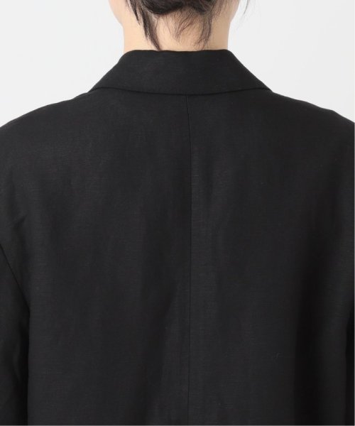 《追加》ソフトリネンMIXハーフスリーブジャケット 