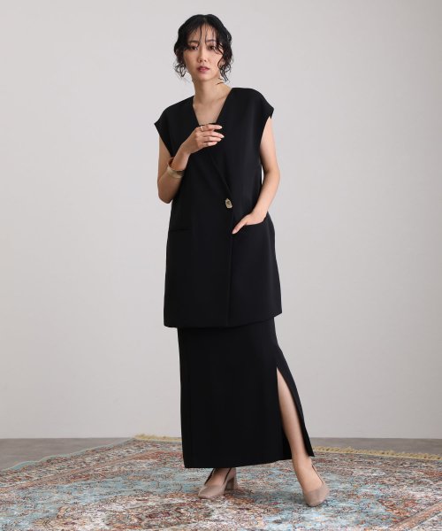 バックシアージレセットアップドレス 表地 　ポリエステル…93%　　　　　ポリウレタン7％ 裏地