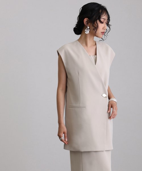 バックシアージレセットアップドレス 表地 　ポリエステル…93%　　　　　ポリウレタン7％ 裏地