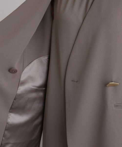 バックシアージレセットアップドレス 表地 　ポリエステル…93%　　　　　ポリウレタン7％ 裏地