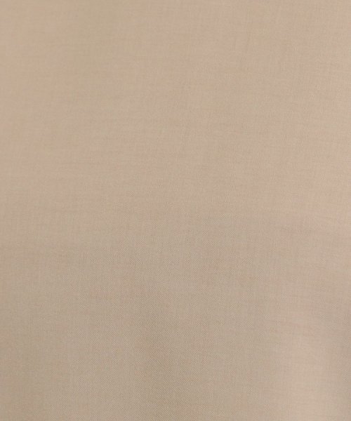 【洗える／日本製／シワになりにくい／清涼感／セットアップ可】オンオフ活躍する、大人フリルブラウス 