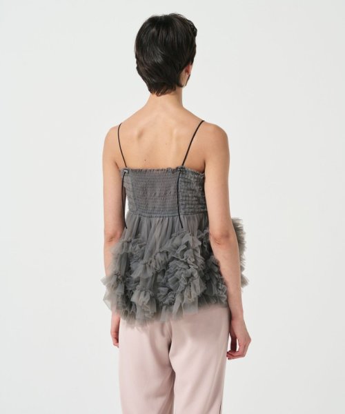 チュールフリルキャミソール トップス キャミソール・ベアトップ UO1680658188(12870円)