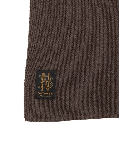 BATONER（バトナー） EXTRA FINE WOOL SMOOTH STOLE 