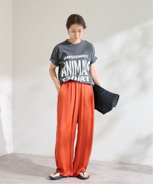 サテンイージーパンツ FRAMeWORK