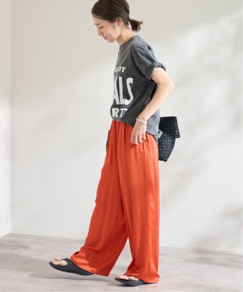 サテンイージーパンツ FRAMeWORK