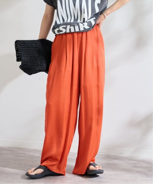 サテンイージーパンツ FRAMeWORK