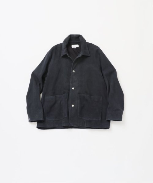 《予約》【FOLL / フォル】washed suede coverall jacket FOLL