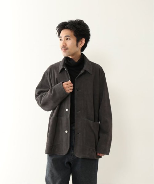 《予約》【FOLL / フォル】washed suede coverall jacket FOLL