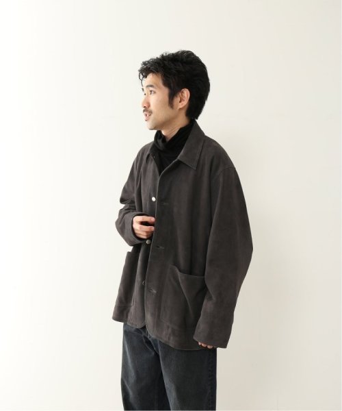 《予約》【FOLL / フォル】washed suede coverall jacket FOLL
