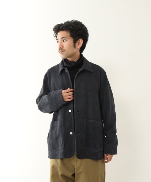 《予約》【FOLL / フォル】washed suede coverall jacket FOLL