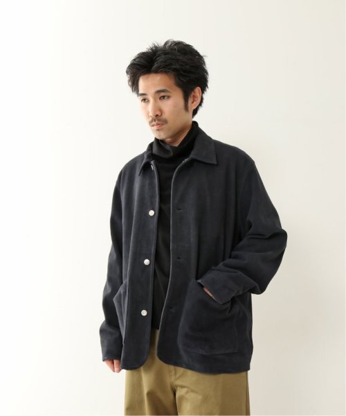 《予約》【FOLL / フォル】washed suede coverall jacket FOLL