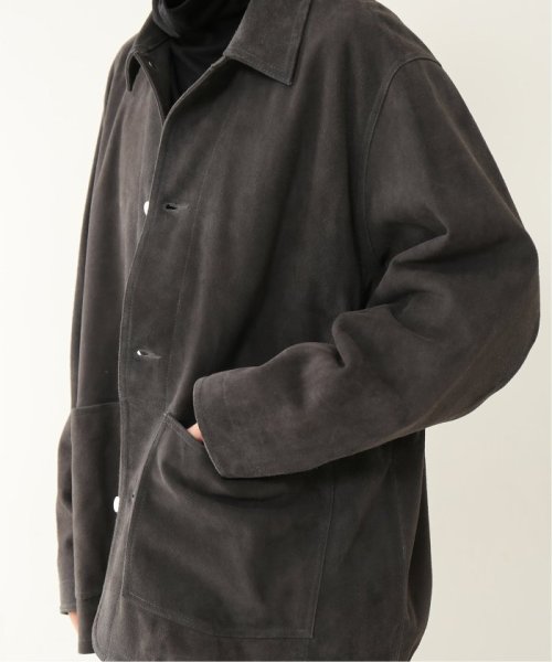 《予約》【FOLL / フォル】washed suede coverall jacket FOLL