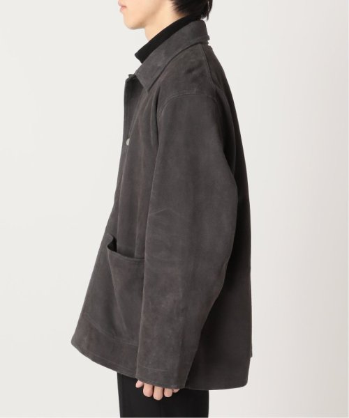 《予約》【FOLL / フォル】washed suede coverall jacket FOLL