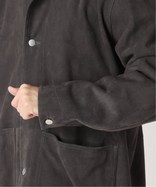 《予約》【FOLL / フォル】washed suede coverall jacket FOLL