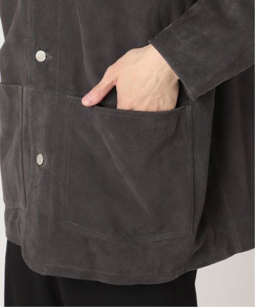 《予約》【FOLL / フォル】washed suede coverall jacket FOLL