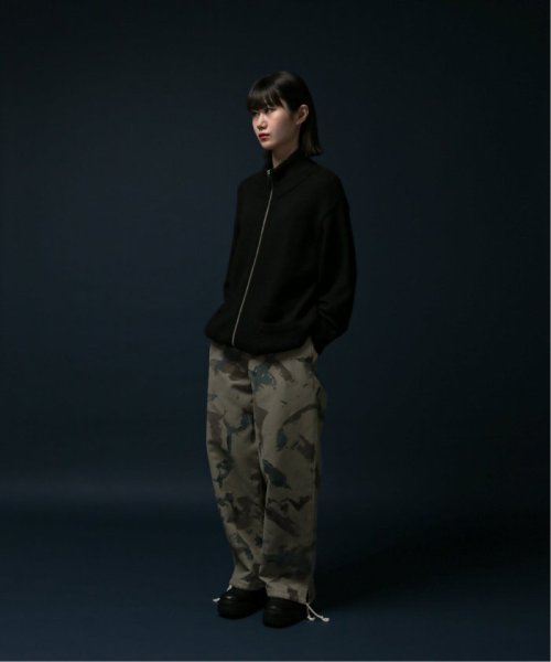 《予約》【FOLL / フォル】hand painted camo work pants FOLL