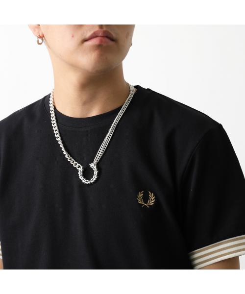 FRED PERRY ネックレス MS6707 DBL CHAIN LAUREL WRTH NECKLACE 商品