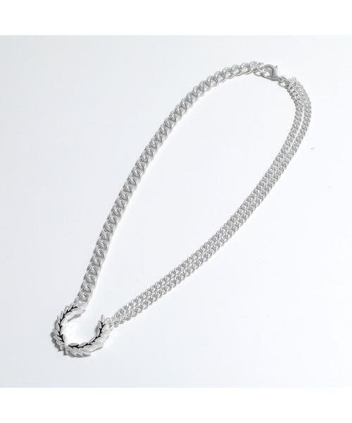FRED PERRY ネックレス MS6707 DBL CHAIN LAUREL WRTH NECKLACE ネックレス FRED PERRY MS6707 DBL CHAIN LAUREL WRTH