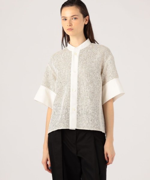 CABaN ストローヤーン ワイドカフスシャツ ワイドカフスシャツ ストローヤーン CABaN DG2258606008(17424円)