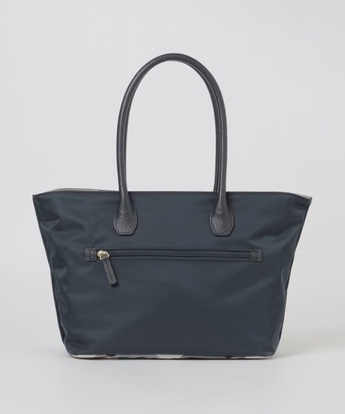 パーシャルクレストブリッジチェックナイロントート 