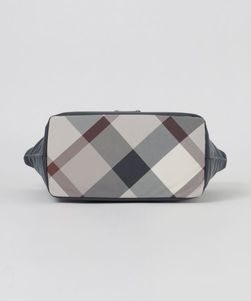 パーシャルクレストブリッジチェックナイロントート 