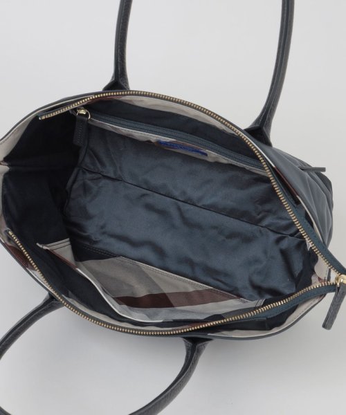 パーシャルクレストブリッジチェックナイロントート 