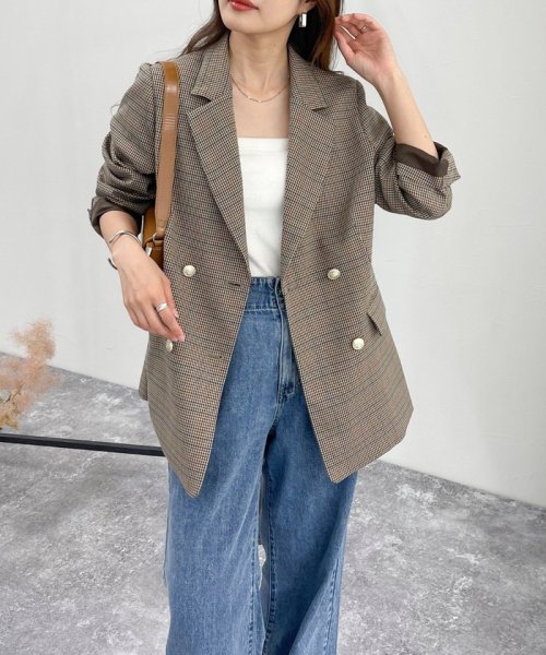 ダブルブレストジャケット 