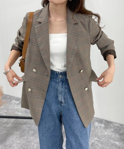 ダブルブレストジャケット 