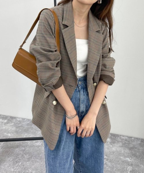 ダブルブレストジャケット 