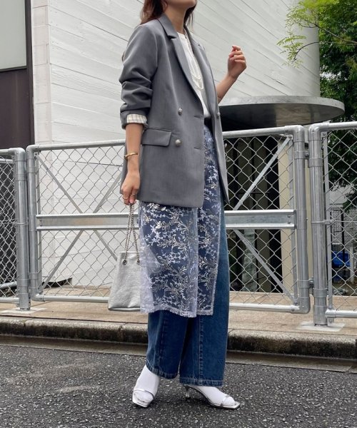 ダブルブレストジャケット 