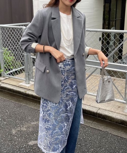 ダブルブレストジャケット 