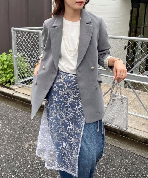 ダブルブレストジャケット 