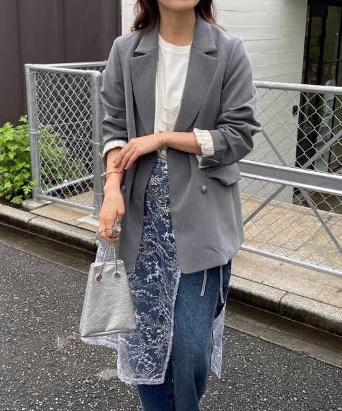 ダブルブレストジャケット 