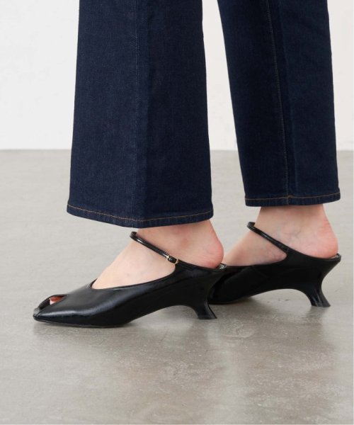 《予約》GRISE6cmピープトゥストラップミュール シューズ サンダル RI1401297200(10725円)