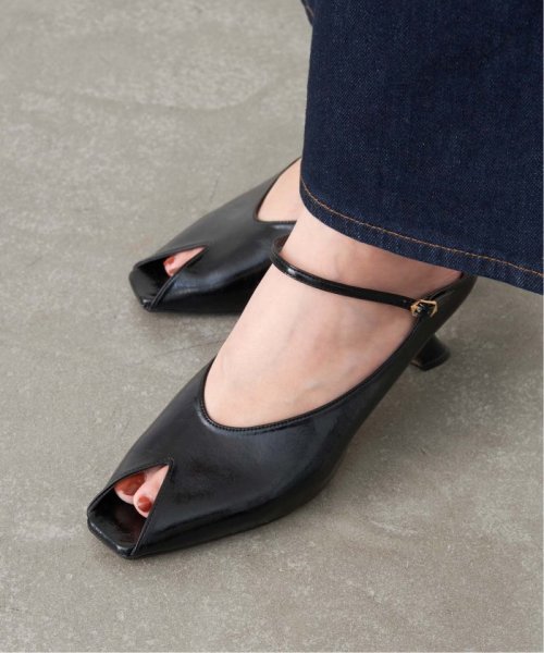 《予約》GRISE6cmピープトゥストラップミュール シューズ サンダル RI1401297200(10725円)