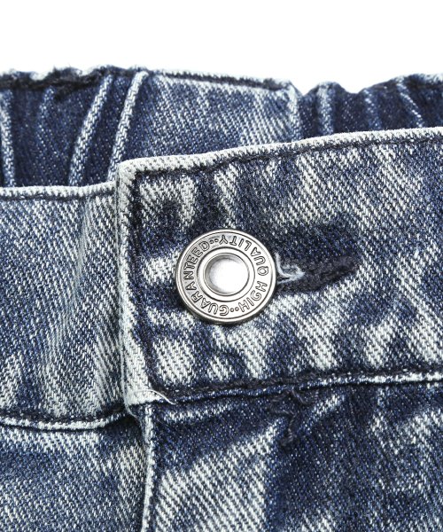 ケミカルウォッシュデニムカーゴパンツ/カーゴパンツ デニムパンツ メンズ ワイドパンツ オールシーズン ケミカルウォッシュ