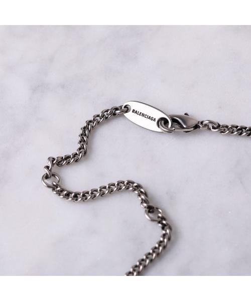 BALENCIAGA ネックレス BB ICON 696223 TZ99I BBロゴ チェーン BB BALENCIAGA ネックレス ICON TZ99I BBロゴ