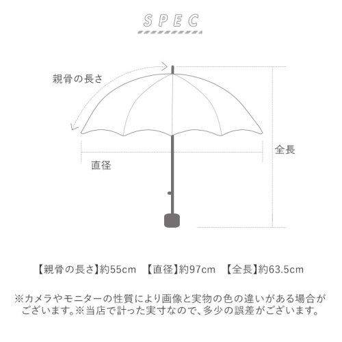 BACKYARD FAMILY(バックヤードファミリー)/バックヤードファミリー BACKYARD FAMILY 折りたたみ傘 8本骨 濡れると花が浮かぶ晴雨兼用/img12