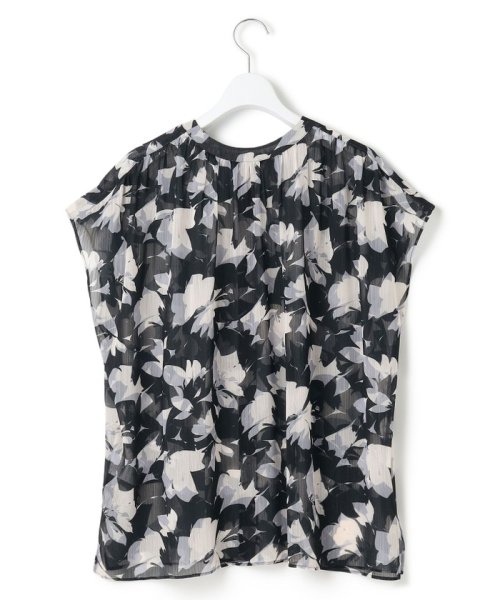 【洗える】Ratti シャドーフラワー プリント ブラウス BCD1365947869 (10450円)