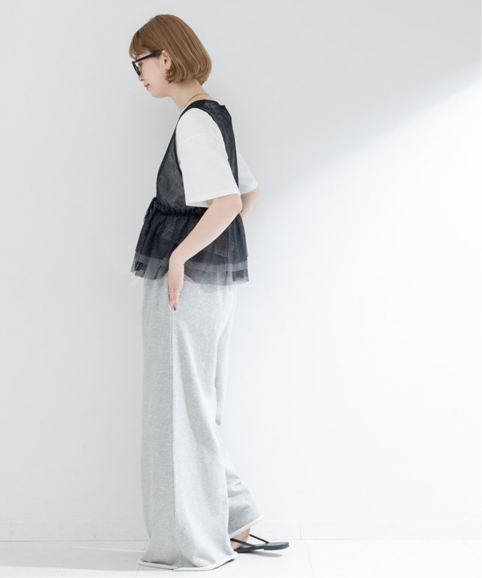 チュールジレ×Tシャツセット - Abgo